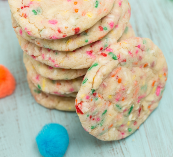 Confetti Protein Cookies